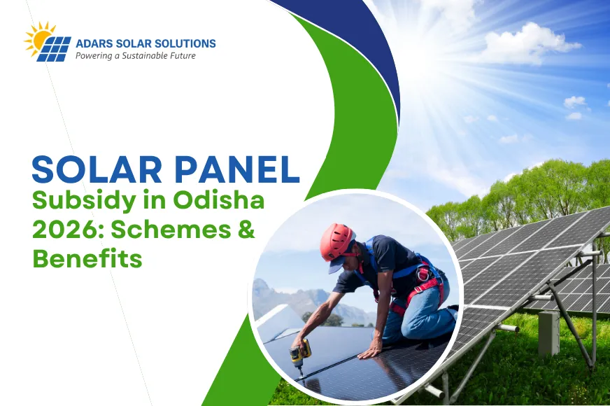 Solar Panel Distributor in Bhubaneswar | Adars Solar Solutions